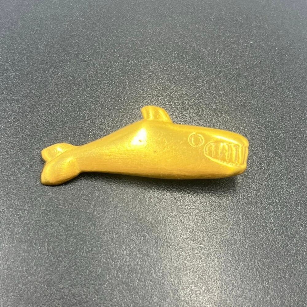 Franklin Mint‎ Gold Tone Whale Brooch Pin Collectible Animal Marine Life Jewelry